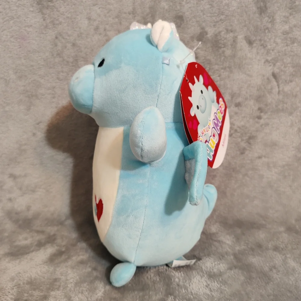 KELLYTOY SQUISHMALLOWS 2022 HUGMEES Miles The Dragon Plushie - Picture 3 of 11